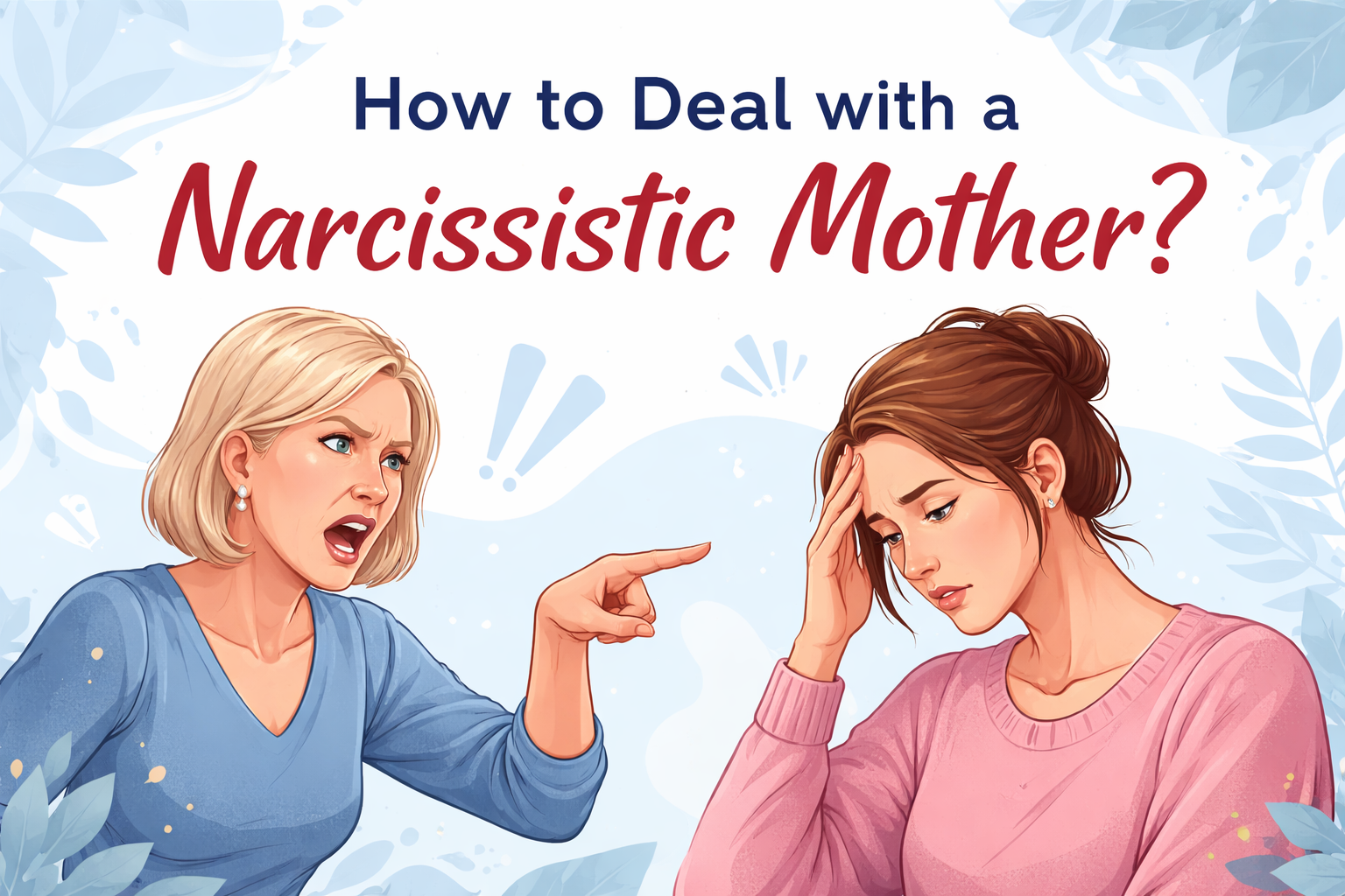 how to deal with a narcissistic mother