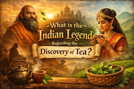 What is the Indian Legend Regarding the Discovery of Tea?